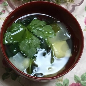 さっぱり梅味♪たけのこスープ